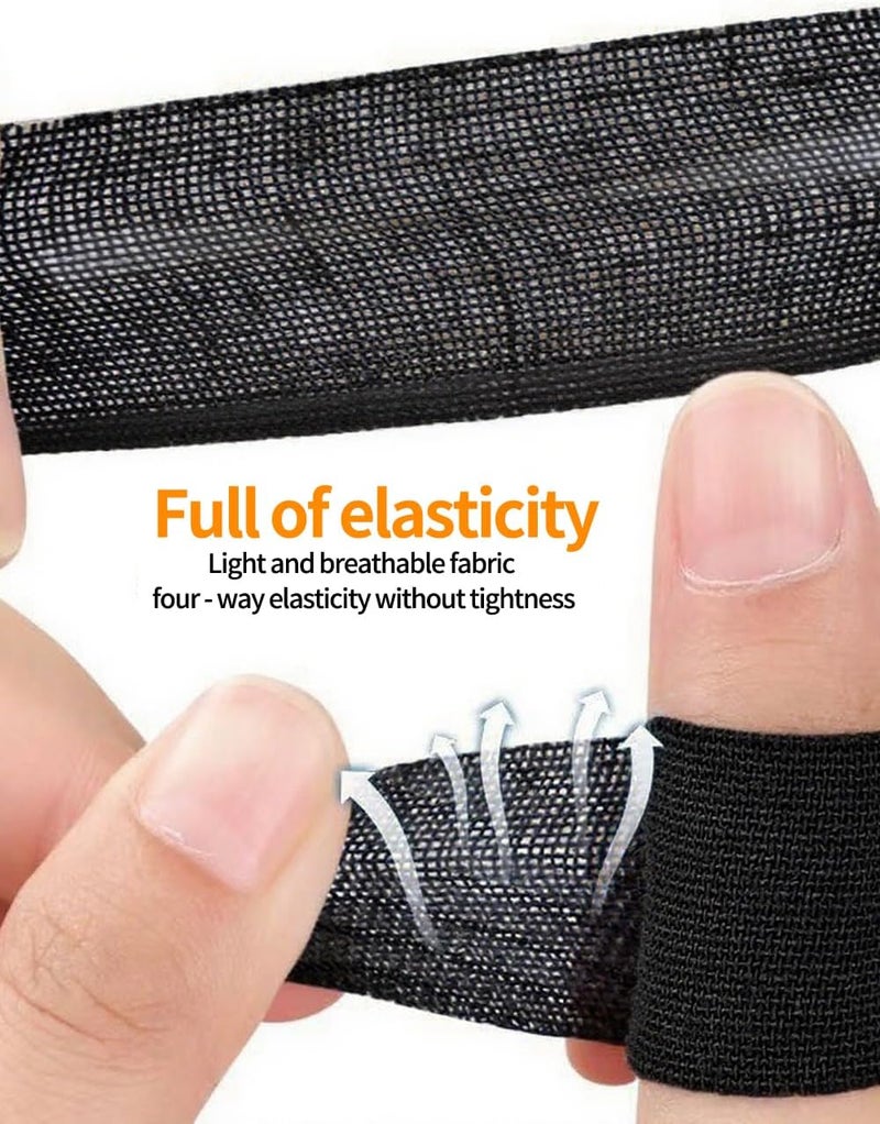 uvbws 120PCS Black Breathable Bowling Thumb Strap, Bowling Finger Tape, Bowling Accessories for Men/Women（1x3inch ） - Image 5